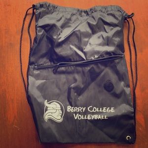 Berry college volleyball drawstring Bag